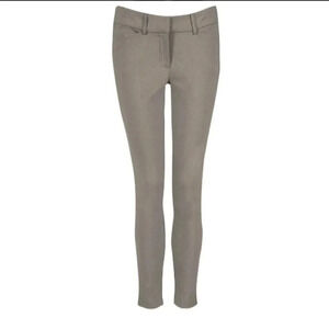 Ricki’s  Slim Ankle Zip Pants Cropped Stretch Microtwill Cigarette Trousers Grey